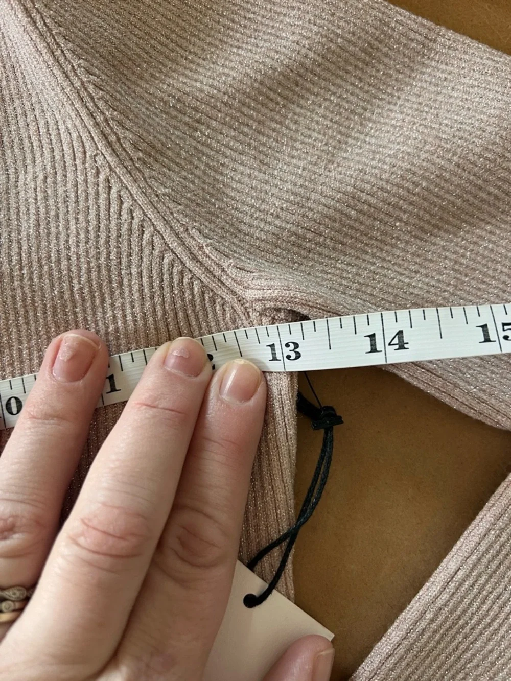 NWT Bailey 44 Anaya One Shoulder Bodycon Sweater Pink size M - Picture 7 of 8